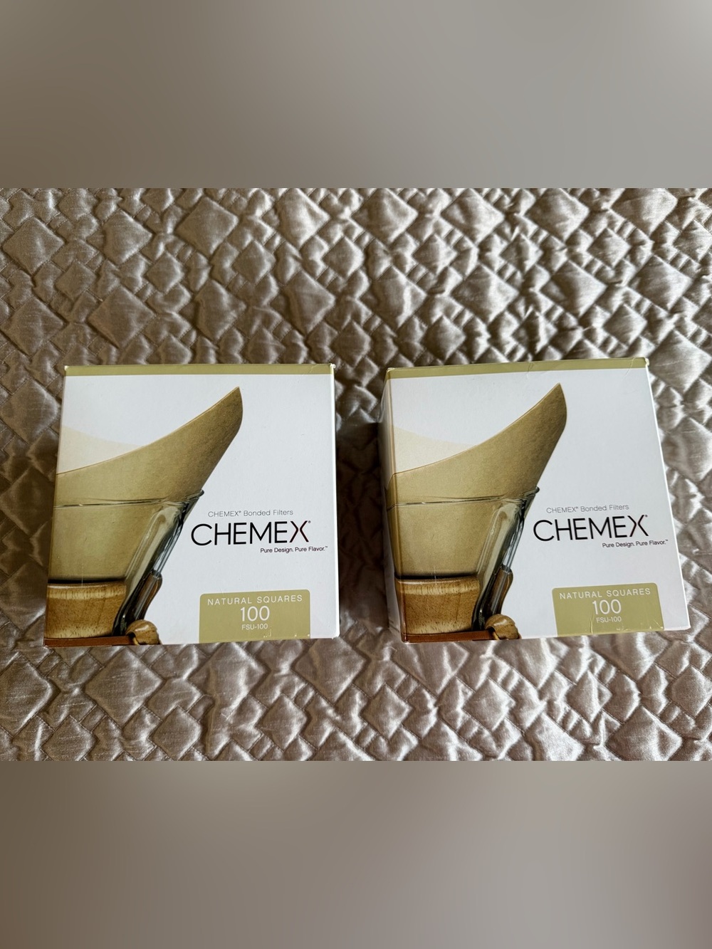 CHEMEX Natural Square Coffee Filters - Natural